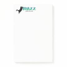 Frazz! Schwarze Katzen-Post-Itanmerkungen