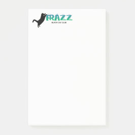 Frazz! Schwarze Katzen-Post-Itanmerkungen Post-it Klebezettel