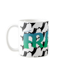 FRAZZ! Schwarze Katzen-Tasse