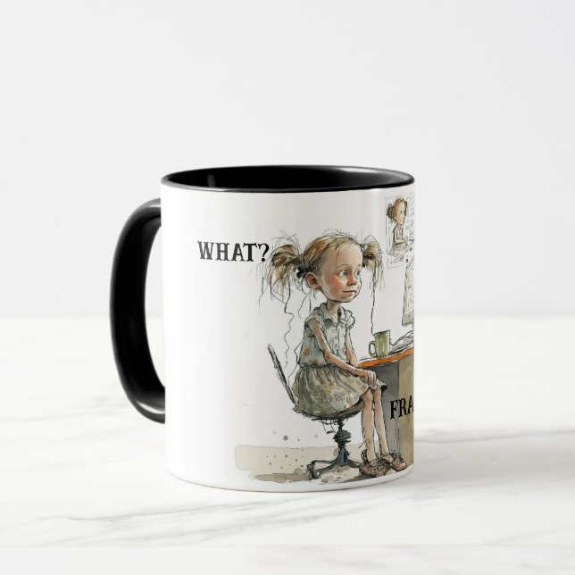 FRAZZIERTE TASSE (Vorderseite Links)