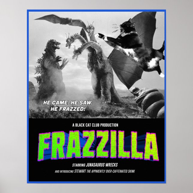 Frazzilla contre le Skink à trois têtes ! Poster d (Devant)
