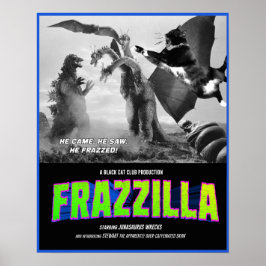 Frazzilla gegen den dreistöckigen Skink! Filmposte Poster