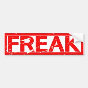 Freak Briefmarke Autoaufkleber