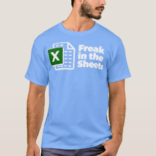 Freak im Sheets Green Design Button T-Shirt