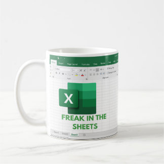 Freak in den Blättern Kaffeetasse