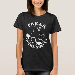 Freak in den Blättern lustiges Halloween Geist T-Shirt
