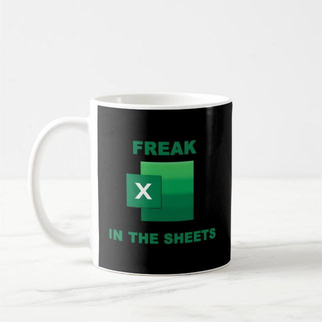Freak in den Excel-Blättern Kaffeetasse (Links)