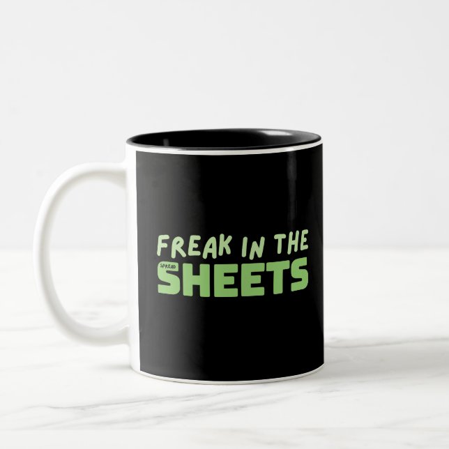 Freak in den Tabellen Zwei-Tone-Kaffee-Tasse Zweifarbige Tasse (Links)