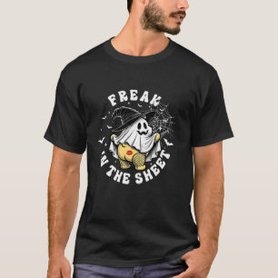 Freak in der Blatt Trick oder behandeln Spooky Gho T-Shirt