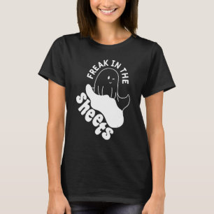 Freak in der Sheets Ghost Halloween Outfit Costu T-Shirt