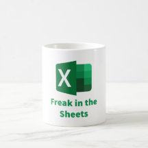 Freak in der Sheets-Tasse