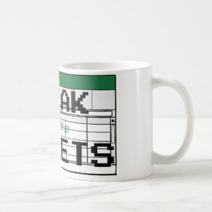 Freak in der Sheets-Tasse Kaffeetasse