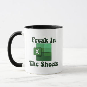 Freak in Sheets - Excel Tabellenkalkulation Lover Tasse
