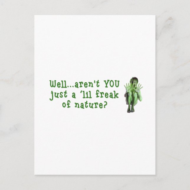 Freak Nature Postcard Postkarte (Vorderseite)