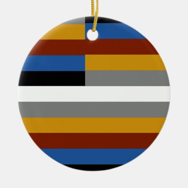 Freak Pride Flag Keramik Ornament (Vorne)