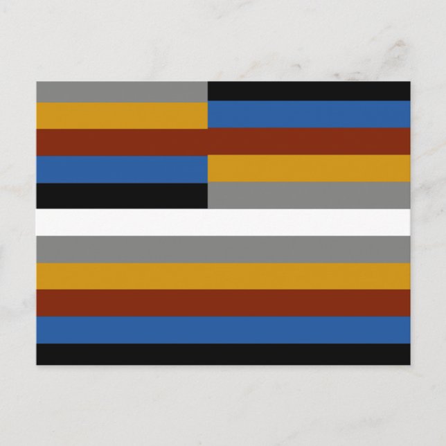 Freak Pride Flag Postkarte (Vorderseite)