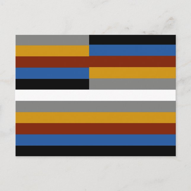 Freak Pride Flag Postkarte (Vorderseite)
