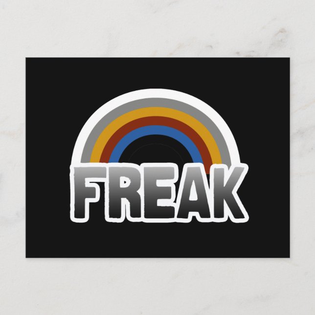 Freak Pride Postkarte (Vorderseite)