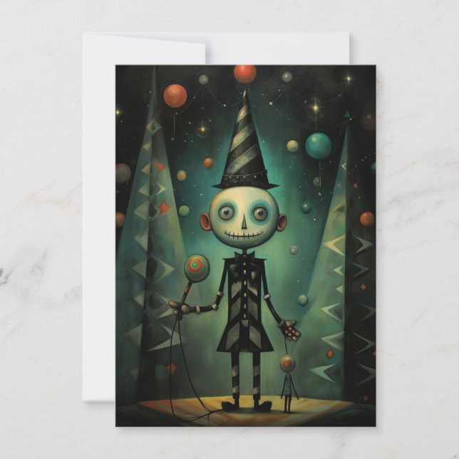 Freak Show Christmas Cards Feiertagskarte (Vorderseite)