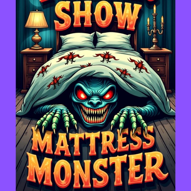 Freak Show Collection Mattress Monster Graphic T-Shirt (Von Creator hochgeladen)