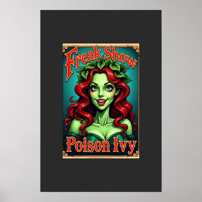 Freak Show Kollektion Gift Ivy Art Grafik Poster (Vorne)