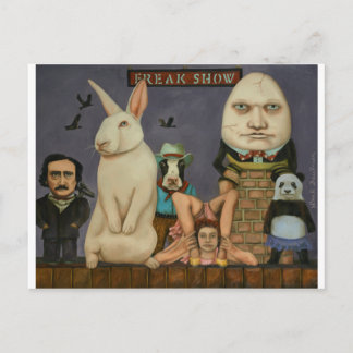 Freak Show Postkarte