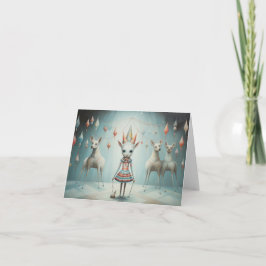 Freak Show Weihnachtskarten Feiertagskarte