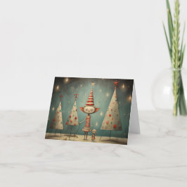 Freak Show Weihnachtskarten Feiertagskarte
