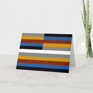 Freak-Stolz-Flagge Feiertagskarte