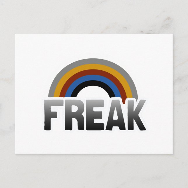 Freak Stolz Postkarte (Vorderseite)