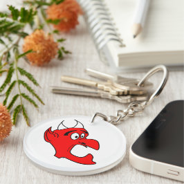 Freaked-Out-Teufel Schlüsselanhänger