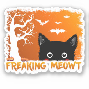 Freaking Meowt Aufkleber