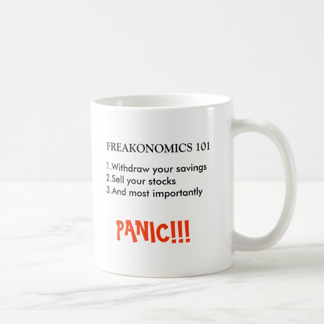 Freakonomics 101 kaffeetasse (Rechts)