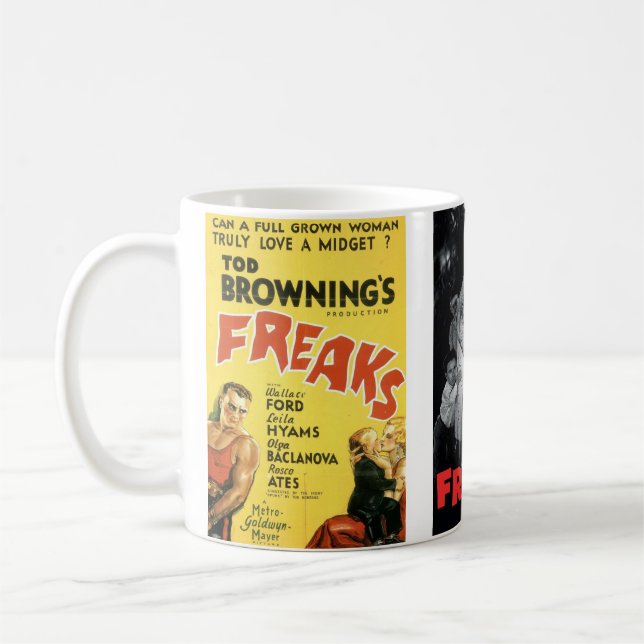 Freaks (1932) Filmplakate Tasse (Links)