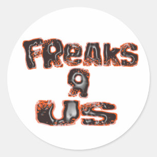 FreaksR wir Runder Aufkleber