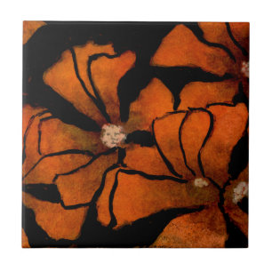 "Freaky Floral #1" Kitchen Garden Keramik Tile Fliese