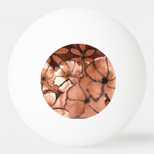 "Freaky Floral #2" Pingpong Ball Tischtennisball