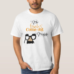 Freaky Halloween Mustache T-Shirt