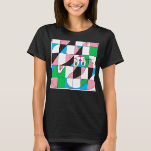 Freaky Katzenmem miauen niedliches Kätzchen Optik  T-Shirt
