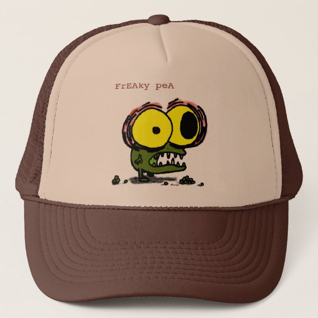 Freaky Pea Hat Truckerkappe (Vorderseite)
