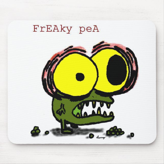 Freaky Pea Mousepad (Vorne)