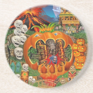 FREAKY TIKI GRÄBER GETRÄNKEUNTERSETZER