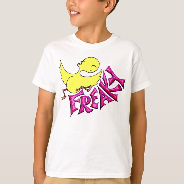Freaky Vogel T-Shirt (Vorderseite)