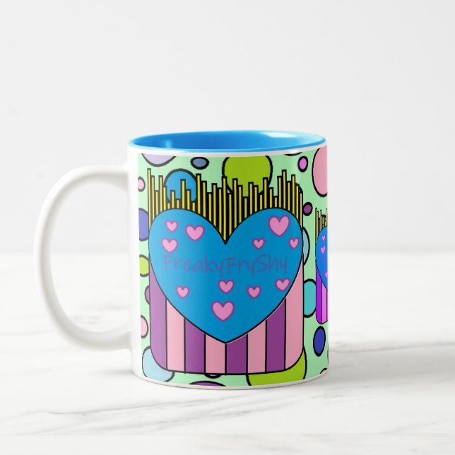 FreakyFry Cup Zweifarbige Tasse (Links)
