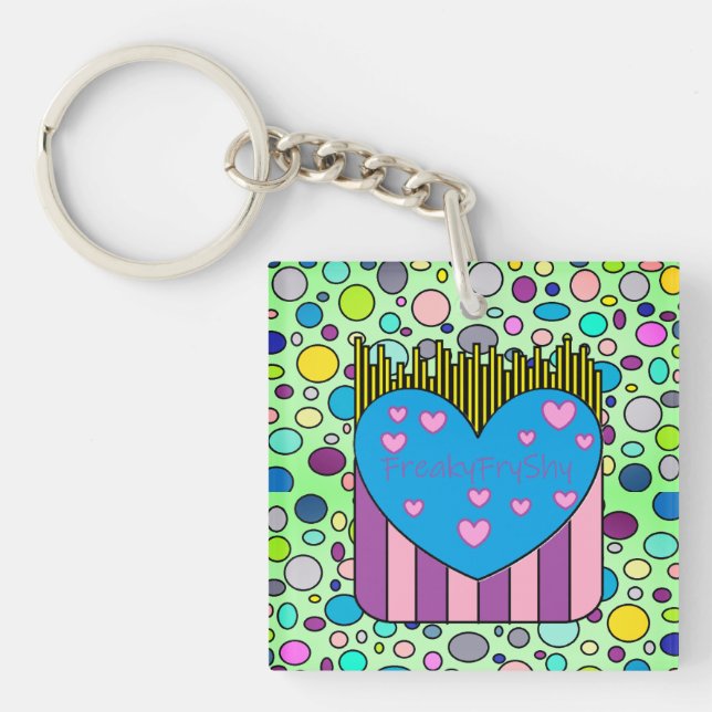 FreakyfryShy Schlüsselanhänger (Vorderseite)