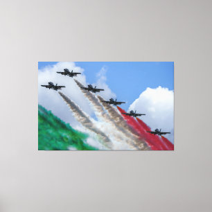 Frecce Tricolori Leinwanddruck
