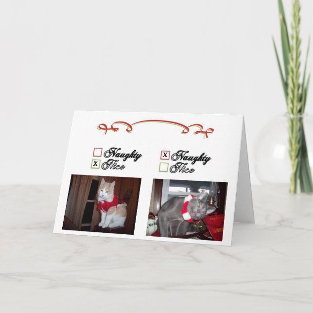 Frech und Nizza Feiertagskarte (Vorderseite)