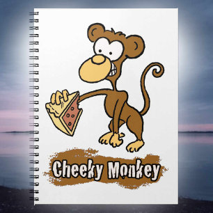 Freche Cartoon-Monster-Design Notizblock