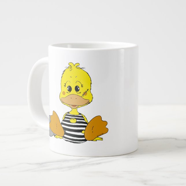 Freche Ente Jumbo-Tasse (Vorderseite Links)