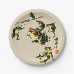 Freche Frösche Pappteller